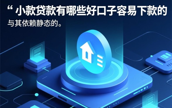 小额贷款有哪些好口子容易下款的