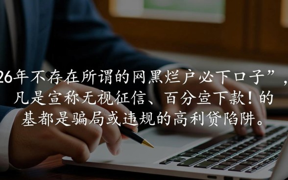 2026有网黑烂户必下的口子吗