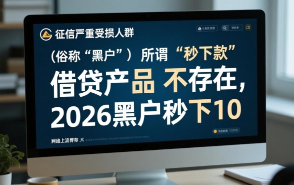 2026黑户秒下1000的口子