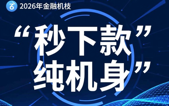 2026秒下款纯机身的网贷口子是真的吗