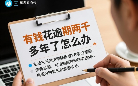 有钱花逾期两千多3年了怎么办