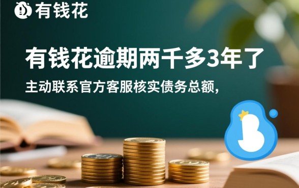 有钱花逾期两千多3年了怎么办