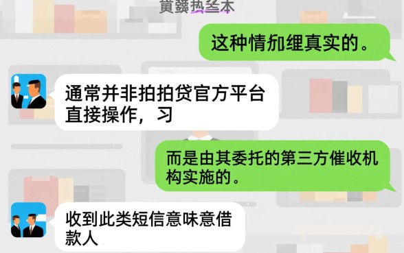 拍拍贷逾期家人发短信是真的吗