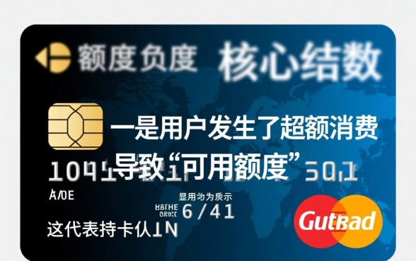 信用卡额度变成负数是怎么回事