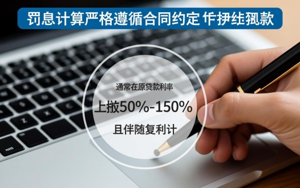 平安银行汽车抵押贷款逾期罚息怎么算