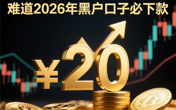 难道2026年黑户口子必下款