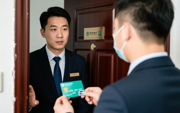 农行信用卡催收人员上门怎么办