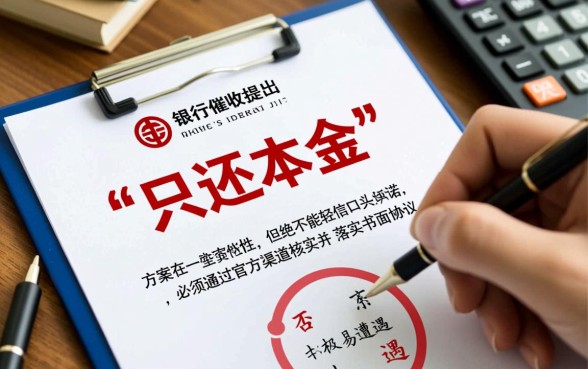 中原银行催收协商还本金靠谱吗