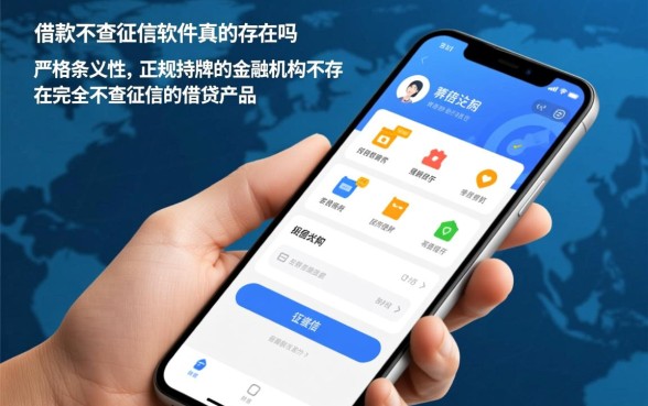 借钱不查征信的软件真的存在吗