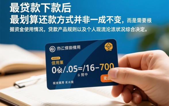 信用贷款下款后如何还款最划算