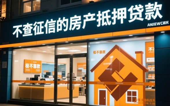 不查征信的房产抵押贷款靠谱吗