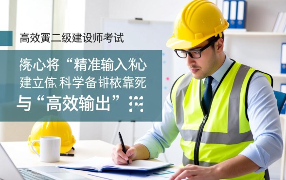 二建考试怎样才能学得又快又好