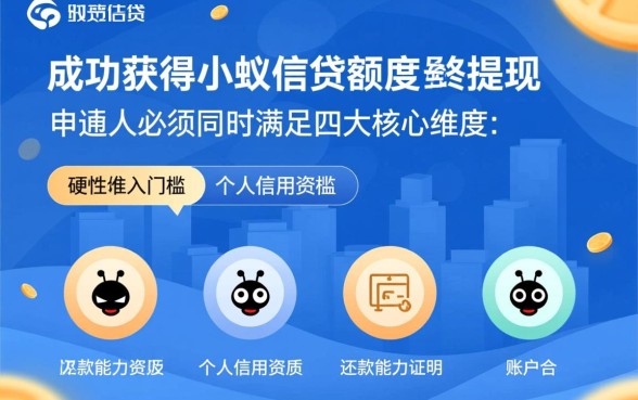 小蚁信贷下款需要满足哪些条件