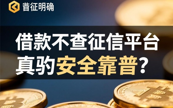 网上借款不查征信的平台有哪些