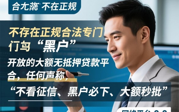 黑户大额贷款平台哪个好下款呢