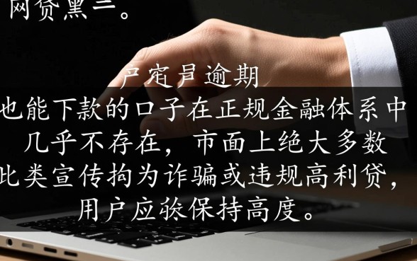 网贷黑户有逾期也能下款的口子