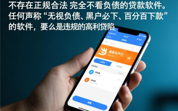 有没有真的不看负债的贷款软件