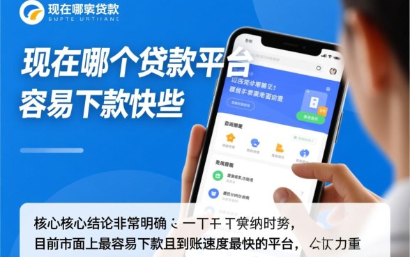 现在哪个贷款平台容易下款快些