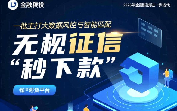 无视征信秒下款的口子2026是真的吗