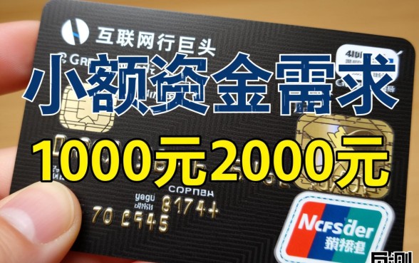 1000到2000的小额贷款怎么申请