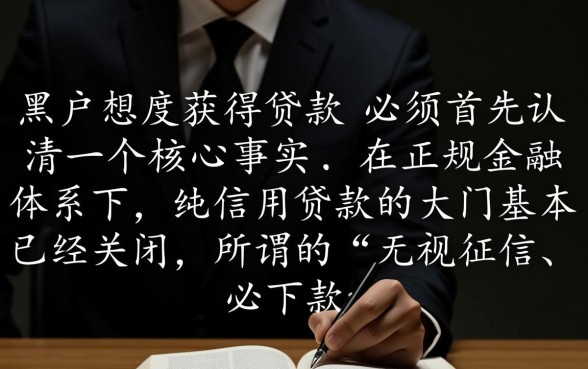 信用黑户有什么好下的网贷平台