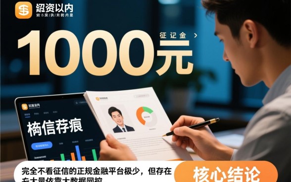 一千以内的借款平台不看征信吧