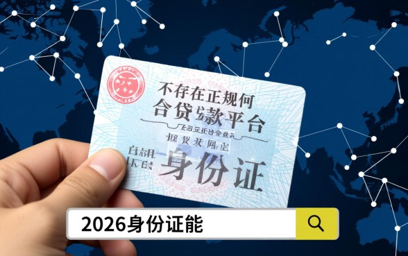 2026身份证能贷款的app有哪些