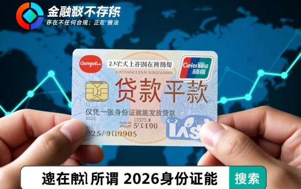 2026身份证能贷款的app有哪些