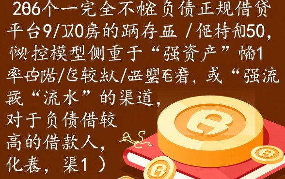 2026哪个平台借款不看负债