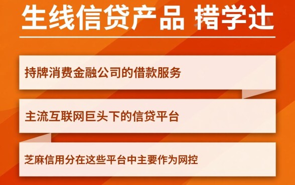 芝麻信用靠边的贷款平台有哪些