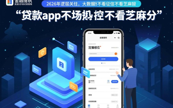 贷款app不看征信不看芝麻分