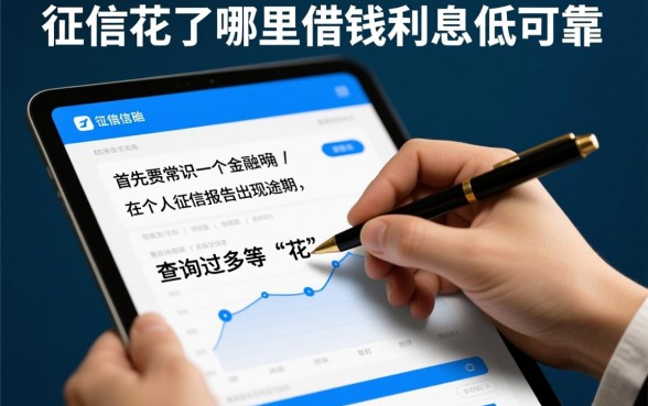 征信花了哪里借钱利息低又可靠
