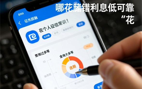 征信花了哪里借钱利息低又可靠