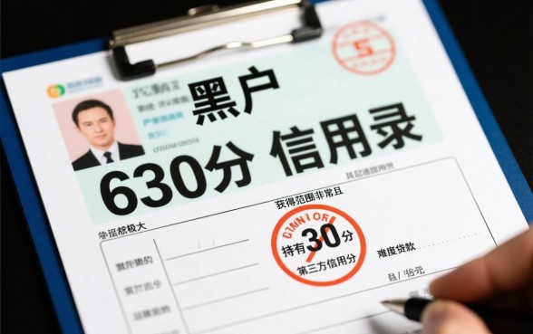 黑户信用分630能借哪种贷款