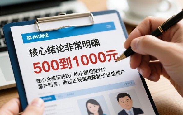 1000小额贷款黑户能下款吗