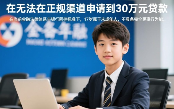 17岁未成年怎么贷款30万