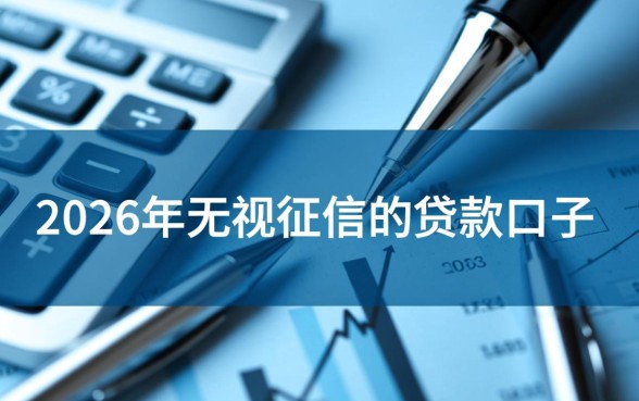 2026年无视征信的贷款口子是真的吗