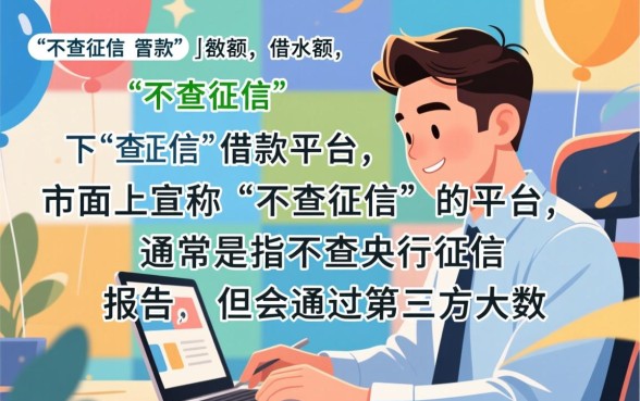 哪款平台借款不查征信报告可靠