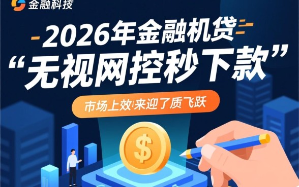 2026无视风控秒下贷款口子