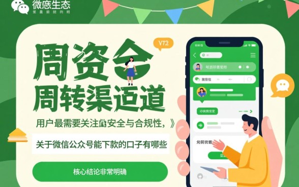 微信公众号能下款的口子有哪些