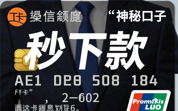 有没有用信用卡秒下的贷款口子