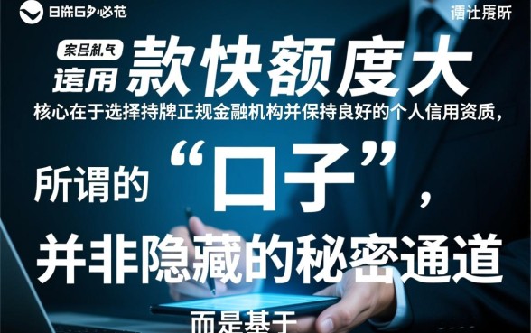 网贷比较快下款度比较大的口子有哪些