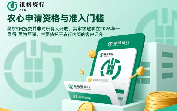 农行的网捷贷申请需要什么条件