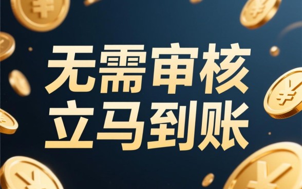 借钱无需审核立马到账什么意思
