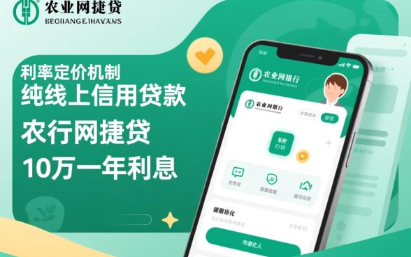 农行网捷贷10万一年利息多少