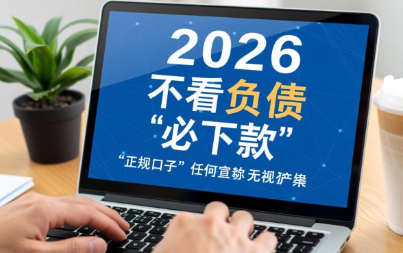 2026必下款的口子不看负债是真的吗