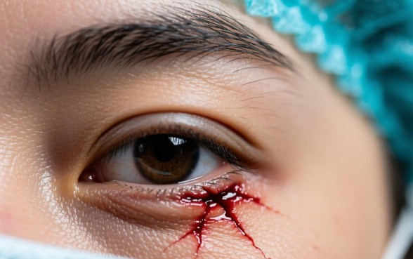 眼皮下面一厘米口子算轻伤吗