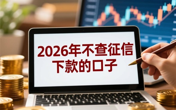 2026年不查征信下款的口子有哪些