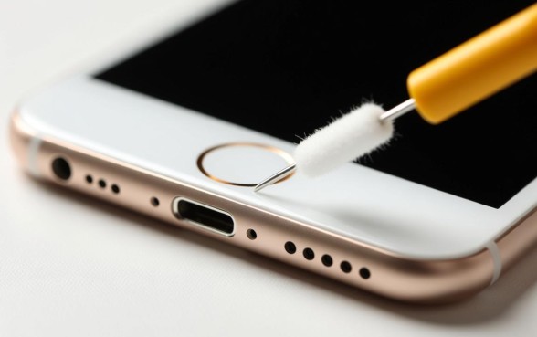 如何清理手机下方的几个小口子