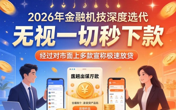 2026无视一切秒下款的口子